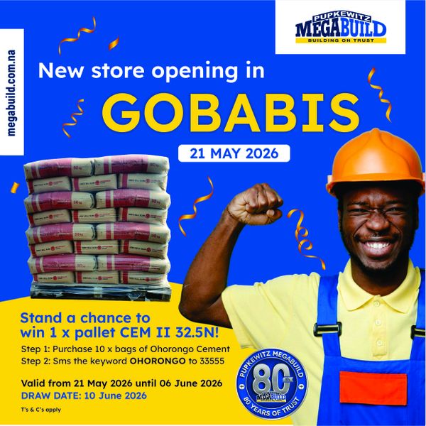 Pupkewitz Megabuild Gobabis & Ohorongo Cement Namibia 
