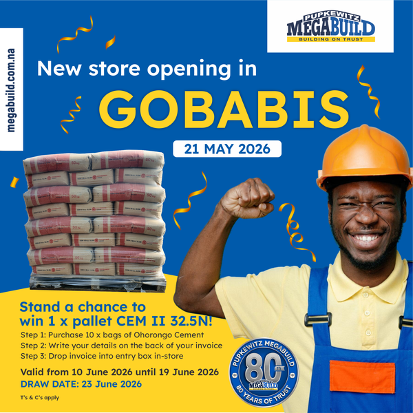 Pupkewitz Megabuild Gobabis & Ohorongo Cement Namibia 